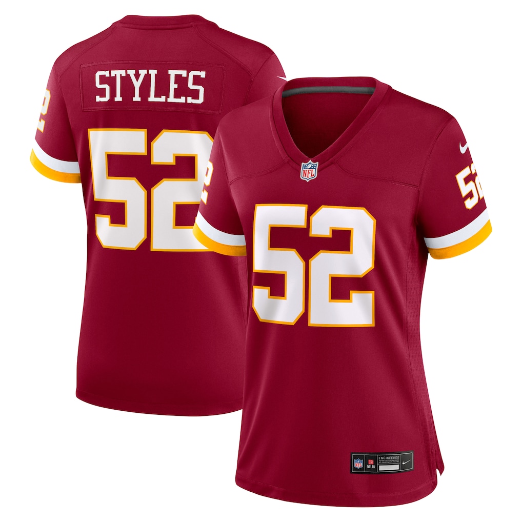 women Washington Commanders #52 Sonny Styles red Nike 2026 NFL Jersey